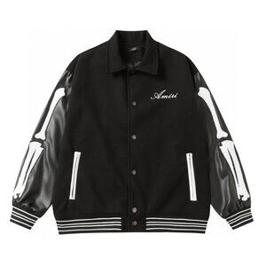 amiri classic bone embroidered baseball uniform